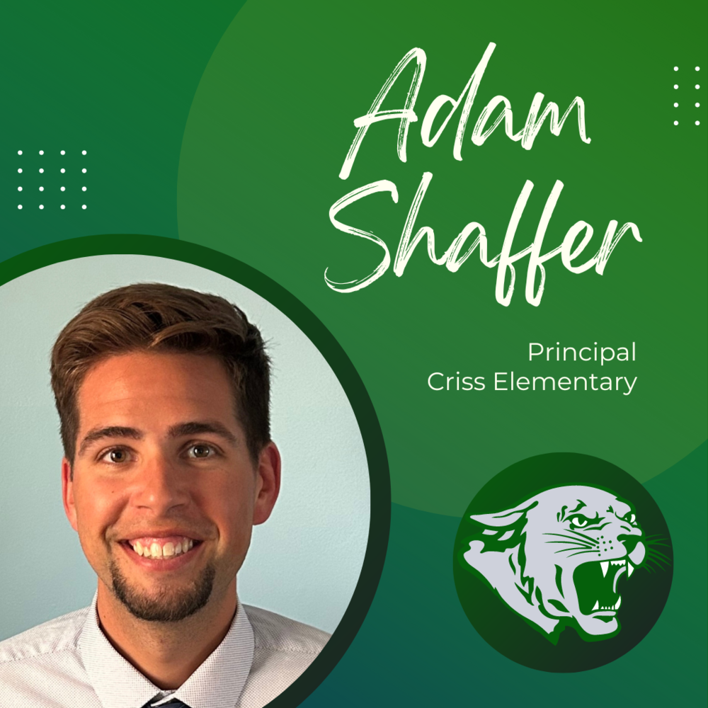 Criss Elementary Principal Adam Shaffer