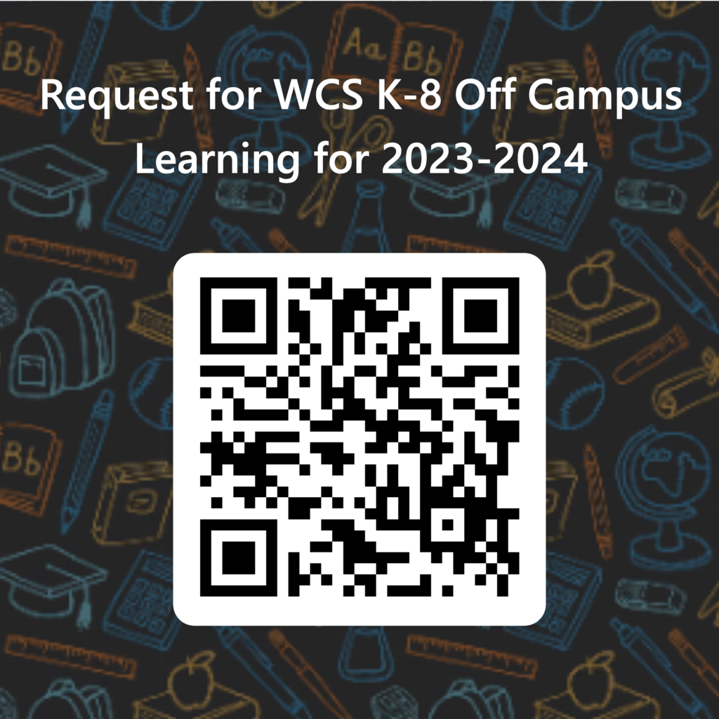 qr code for off campus learning form
